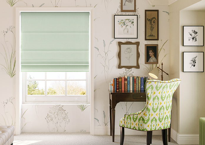 Nautical Stripes, Seagrass - Motorised Roman Blind - Image 3